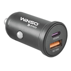 Купить Автомобильное зарядное устройство Winso PRO 48W 1xUSB-C+1xUSB-A