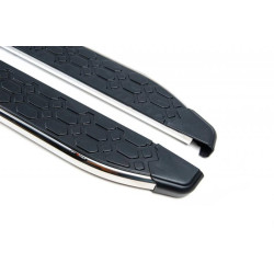 Купити Бокові пороги BlackLine (2 шт., Алюміній) для Jeep Grand Cherokee WJ 1999-2004 рр