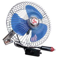 Купити Вентилятор в прикурювач метал 12В 6"