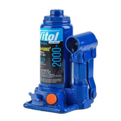 Купити Домкрат гідравлічний  телескоп  2 т чемодан. Висота піднімання  148-276 мм 2,4 кг Iron Hand (IH-148276D-K)