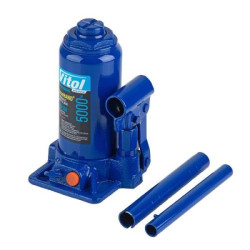 Купить Домкрат гідравлічний  телескоп  5 т валіза. Висота піднімання  185-358 мм 4,1кг Iron Hand (IH-185355D-K)