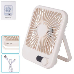 Купить Вентилятор настільний портативний акумуляторний із зарядкою від USB