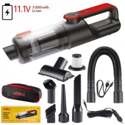 Купить Пилосос "VOIN" V-82CL 120W/АКБ-3x2000mAh/вологе та сухе чищення/сумка