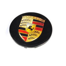 Купити Заглушки у диски 76/71мм чорні (1 шт) для Porsche