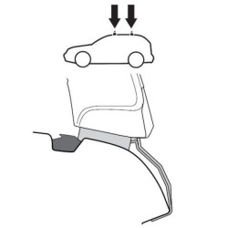 Купить Монтажный комплект Thule 1182 для Mitsubishi Pajero (mkIII) 1999-2006 (TH 141182)