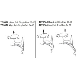 Купити Монтажный комплект Thule 1348 для Toyota Hilux (mkVII)(single cab) 2004-2015 (TH 141348)