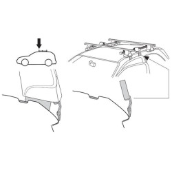 Купити Монтажный комплект Thule 1473 для Toyota Auris (mkI)(3-дв. хетчбек) 2006-2012 (TH 141473)