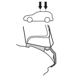 Купити Монтажный комплект Thule 1560 для Honda Accord (mkVIII)(sedan) 2007-2012 (USA) (TH 141560)