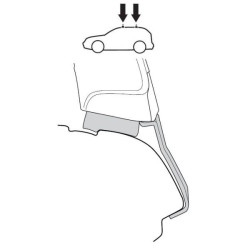 Купити Монтажный комплект Thule 1584 для Hyundai ix20 (mkI) 2010-2018; Kia Venga (mkI) 2010-2017 (TH 141584)