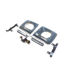 Купити Накладки на фари з LED (5 діодів, комплект) для Mercedes G сlass W463 1990-2018 рр