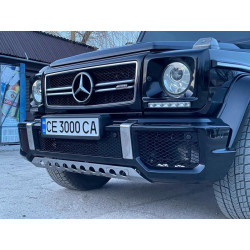 Купити Накладки на фари з LED (5 діодів, комплект) для Mercedes G сlass W463 1990-2018 рр