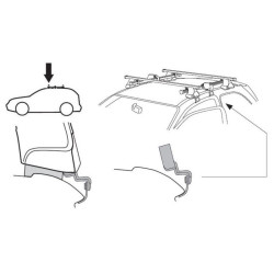Купити Монтажный комплект Thule 1677 для Toyota Yaris (mkII-mkIII)(3-дв) 2005-2020 (TH 141677)