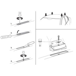 Купити Монтажный комплект Thule 3015 для Ford Focus (mkII) 2004-2011 / C-Max (mkI) 2003-2010 (TH 183015)