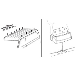 Купити Монтажный комплект Thule 3051 для Citroën Jumpy (mkII); Fiat Scudo (mkII); Peugeot Expert (mkII); Toyota ProAce (mkI) 2007-2016 (TH 183051)