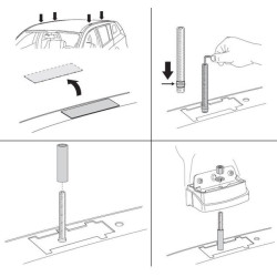 Купити Монтажный комплект Thule 3080 для Mazda 5 (mkII-mkIII) 2004-2018 / Biante (mkI) 2008-2018; Nissan Lafesta (mkII) 2011-2018 (TH 183080)