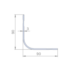 Купити Алюмінієвий профіль, 90х90 Алюміній Україна (2700678913)