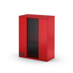 Купити Шафа для пожежного шлангу UNI 70 (з вікном) Daken Порошкова фарба Італія (8A3231)