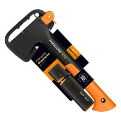 Buy Fiskars Set: X7 XS Chopping Axe and Xsharp Sharpener (129048)