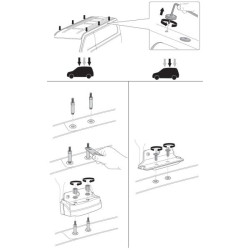 Купити Монтажный комплект Thule 3123 для Ford Tourneo/Transit Custom (mkI) 2012-2023 (TH 183123)