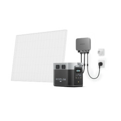 Купить Комплект EcoFlow PowerStream – микроинвертор 800W и зарядная станция Delta Max