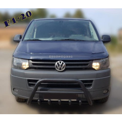 Купити Кенгурятник WT003 Black (нерж) для Volkswagen T5 2010-2015 рр
