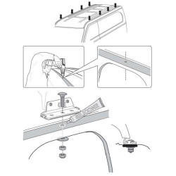 Купити Монтажный комплект Thule 3121 для Hyundai H-1 (mkI) 1997-2007 (TH 183121)