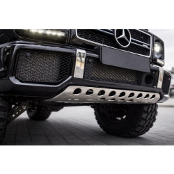 Купити Захист переднього бампера (нержавійка) для Mercedes G сlass W463 1990-2018 рр