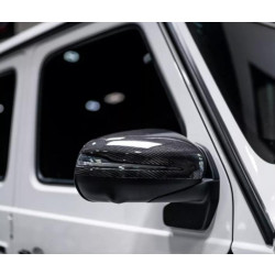 Купити Накладки на дзеркала Carbon (2 шт) для Mercedes G сlass W463 2018-2024 рр