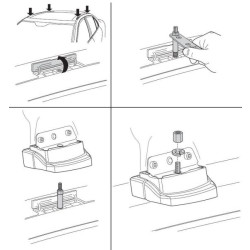 Купити Монтажный комплект Thule 3130 для Tesla Model S (mkI)(со стеклянной крышей) 2013-2015 (TH 183130)