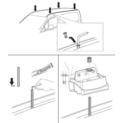 Купити Монтажный комплект Thule 3140 для Ford Tourneo/Transit Courier (mkI) 2014-2023 (TH 183140)