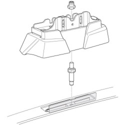 Купити Монтажный комплект Thule 7090 для Mercedes-Benz A-Class (W169) 2004-2012 / B-Class (W245) 2004-2011 (TH 187090)