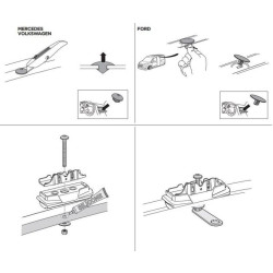 Купити Монтажный комплект Thule 7029 для Ford Tourneo/Transit Connect (mkII) 2012-2023; Mercedes-Benz Sprinter (mkII-mkIII); Volkswagen Crafter (mkI-mkII) 2006→ (TH 187029)