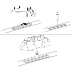 Купити Монтажный комплект Thule 7132 для Audi e-tron GT (mkI) 2020→ (TH 187132)