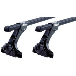 Купить Багажник на водостоки (15см) Thule Squarebar для Lada 2108; 2109; 21099; 2115 (mkI) 1984-2014 (TH 760-951)