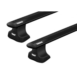 Buy The trunk on a smooth thule wingbar Evo Rapid Black for Seat Leon (MKIII) (5-DV Hatchbeck) 2012-2020 (Th 7113b-754-1707)