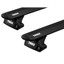 Купить Багажник на интегрированные рейлинги Thule Wingbar Evo Black для Audi e-tron / Q8 e-tron (mkI)(SUV и Sportback) 2018→ (TH 7113B-7106-6046)