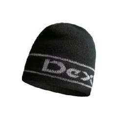 Купить Шапка водонепроникна Dexshell Beanie Reflective Logo чорна з лого L/XL 58-60 см