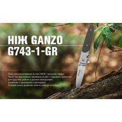 Купить Ніж складаний Ganzo G743-1-GR