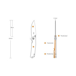 Купить Ніж складаний Ruike P801-SF