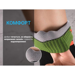 Купить Шкарпетки водонепроникні  Dexshell Running, p-p S, з помаранчевими смугами