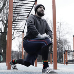 Купить Шкарпетки водонепроникні  Dexshell Running, p-p XL, з помаранчевими смугами