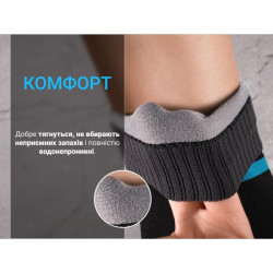 Купить Шкарпетки водонепроникні  Dexshell Running, p-p S, з блакитними смугами