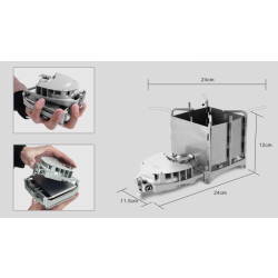 Buy Solid furnace with turbine and power BRS-116