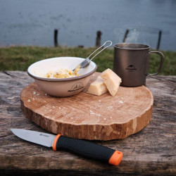 Buy Knife ganzo g806 -or orange with scissors