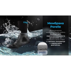 Купить Шкарпетки водонепроникні Dexshell Ultra Thin Crew BLK, р-р S, чорний