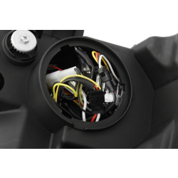 Купити Передні фари Chevrolet Silverado 2007-2013 LED NOVA серія чорні AlphaRex AXHL-CL07-PPTS-LED-B-A