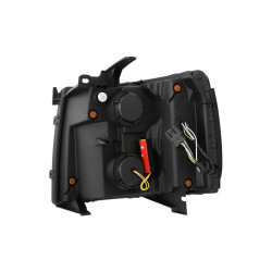 Купити Передні фари Chevrolet Silverado 2007-2013 LED NOVA серія вуглево-чорні AlphaRex AXHL-CL07-PPTS-LED-LB-A