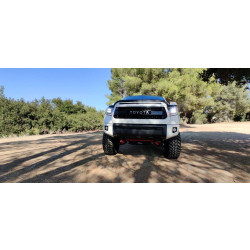 Купити Передні фари Toyota Tundra 2014-2021 LED NOVA серія хром AlphaRex AXHL-TUN14-PPTS-LED-C-A