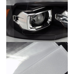 Купити Передні фари Dodge Ram 1500 Classic 2009-2023  PRO серія чорні AlphaRex AXHL-DR09-PPTS-B-A-G3