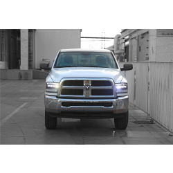Купити Передні фари Dodge Ram 1500 Classic 2009-2023 LED NOVA серія вуглево-чорні AlphaRex AXHL-DR09-PPT-LED-LB-A-G2